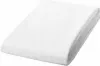 A white mattress protector is folded and lying on a white background. Produktbild-Vorschau