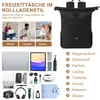 Freizeitrucksack Rucksack Rolltop Backpack Wasserdicht Produktbild-Vorschau 5