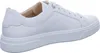 A side view of a white leather sneaker. Produktbild-Vorschau