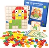 Montessori houten puzzel, mozaiek, 120 stukjes, educatief Productafbeelding-voorbeeld 1