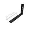 Klappbare Wandhalterung 2 Stk. verstellbar 31–45 cm Schwarz Produktbild-Vorschau 3