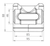 GWK EPP-Box Serie KH-F DN25 silbergrau für Kugelhahn mit Produktbild-Vorschau 2