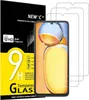 Panzer Schutz Glas für Xiaomi Redmi 13C 5G/4G, Poco C65 3er Produktbild-Vorschau 1