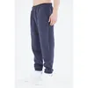 Basic Jogginghose Oversize Fit Baumwolle (M) Blau-Smoke Produktbild-Vorschau 2