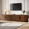 Merax TV Lowboard mit LED Beleuchtung, TV Schrank mit Produktbild-Vorschau 2