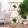 Home&Styling Klappregal mit 4 Böden Bambus Produktbild-Vorschau 2