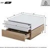 MODFU Couchtisch quadratischer um 360° drehbare, Produktbild-Vorschau 6