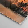 Bilder auf glas - Einteilig - Palme Fluss Sommer - 70x100cm Produktbild-Vorschau 5
