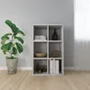 vidaXL Bibliothèque/Sideboard gris béton 66x30x98 cm Bois Voir les images du produit 19
