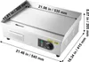 VEVOR Elektrogrill gewerbliche Grillplatte (535 x 300 mm) Produktbild-Vorschau 8