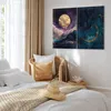 murando - Akustikbild Bilder XL Set Landschaft mit Mond Produktbild-Vorschau 5