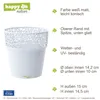 5er-Set Kunststoff Blumentopf Ibo weiß   Ø 14,5 cm H 15,0 Produktbild-Vorschau 4