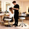 HOMCOM Stolek na kolečkách s nastavitelnou výškou, otočný Náhled obrázku produktu 9