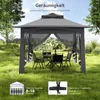 Puluomis Pavillon de jardin pliable Pop Up 3,65 x 3,65m Voir les images du produit 3