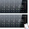 A close-up of multiple smart thermostats, with one being controlled by a smartphone. Náhľad obrázku produktu