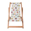 A children's deck chair with a farm-themed pattern. Náhľad obrázku produktu