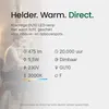 Spectrum LED Spot PAR16 GU10 Mat - 5.5W 400lm 3000K - Productafbeelding-voorbeeld 3