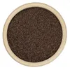 A top-down view of a wooden bowl filled with psyllium husk seeds. Produktbild-Vorschau