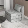 HOMCOM Bodensessel 2-in-1 Klappbar Schlafsofa mit Kordoptik Produktbild-Vorschau 8