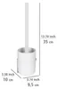 WENKO Turbo-Loc® Set WC Carpino senza foratura Porta carta Anteprima dell’immagine prodotto 5