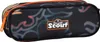 A pencil case with a flame-like pattern. Voir les images du produit