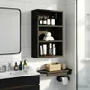 vidaXL Koupelnová skříňka Černý dub 40 x 16 x 62,5 cm Náhled obrázku produktu 3