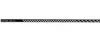 A black profile strip with a checkered pattern and text on a white background. Produktbild-Vorschau
