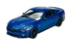 Welly  2015 Ford Mustang GT Blau  Maßstab 1:24 Modellauto Produktbild-Vorschau 1