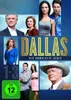 A collage of images featuring actors from the TV series Dallas, along with the series title and age rating. Náhľad obrázku produktu