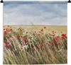 MuchoWow® Wandteppich Wandbehang Wolken - Blumen - Rot Produktbild-Vorschau 1