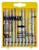 Coffret de 10 lames de scie sauteuse DEWALT DT2290-QZ bois Voir les images du produit 1