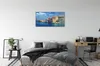 Glasbilder 100x50 Wandkunst Griechenland Küste Berge Produktbild-Vorschau 3