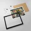 Gerahmtes Poster - Schwarzer Rahmen - Blätter modern bunt - Produktbild-Vorschau 4