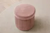 riess-ambiente Hocker ÉLAN 40cm rosa Samt runder Sitzhocker Produktbild-Vorschau 8