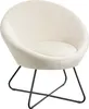 Fauteuil cocktail CENTERA rond et rembourré - Aspect Voir les images du produit 1