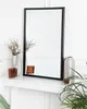 BELIANI Nástěnné zrcadlo černé 60 x 90 cm plastové se Náhled obrázku produktu 2