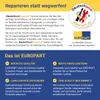 Advertising material for EUROPART and the "Deutschland repariert" initiative. Produktbild-Vorschau