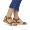 Remonte Sandalen Plat  Sandalen Plat - Cognac - Maat 37 Voir les images du produit 25