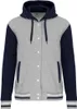 Kariban Uni College Jacke mit Kapuze Produktbild-Vorschau 2
