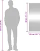 vidaXL Wandspiegel 40x100 cm Glas Rechteckig Produktbild-Vorschau 8