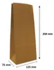 Blockbodenbeutel Kraftpapier 70g/m²  braun 125 + 75 x 250 Produktbild-Vorschau 2