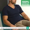 Celodoro Herren Business T-Shirt V-Neck (3er Pack) - Weiß L Produktbild-Vorschau 2