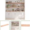 The Living Store Wandregal Hellbraun 200x50x(2-4) cm Produktbild-Vorschau 9