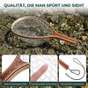 Fliegenfischen Kescher mit Holzgriff & Gumminetz, Produktbild-Vorschau 5