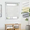 Klemmfix Plissee Weiß 120x110cm Sichtschutz für Fenster Produktbild-Vorschau 1
