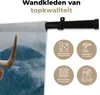MuchoWow® Wandteppich Wandbehang Schottisches Hochlandrind Produktbild-Vorschau 3