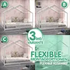 CADANI Malte Hausbett 140x200 cm Bodenbett, Rausfallschutz Produktbild-Vorschau 2