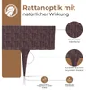 BOOGARDI Beeteinfassung Rattan-Optik · 8m Rasenkante Produktbild-Vorschau 5