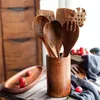 Küchenhelfer Set Küchengerät 7 tlg aus Holz Antihaft Produktbild-Vorschau 2