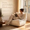 ProximaX  Teddy Sitzsack Beige Liegesessel mit Form-Schaum, Produktbild-Vorschau 8